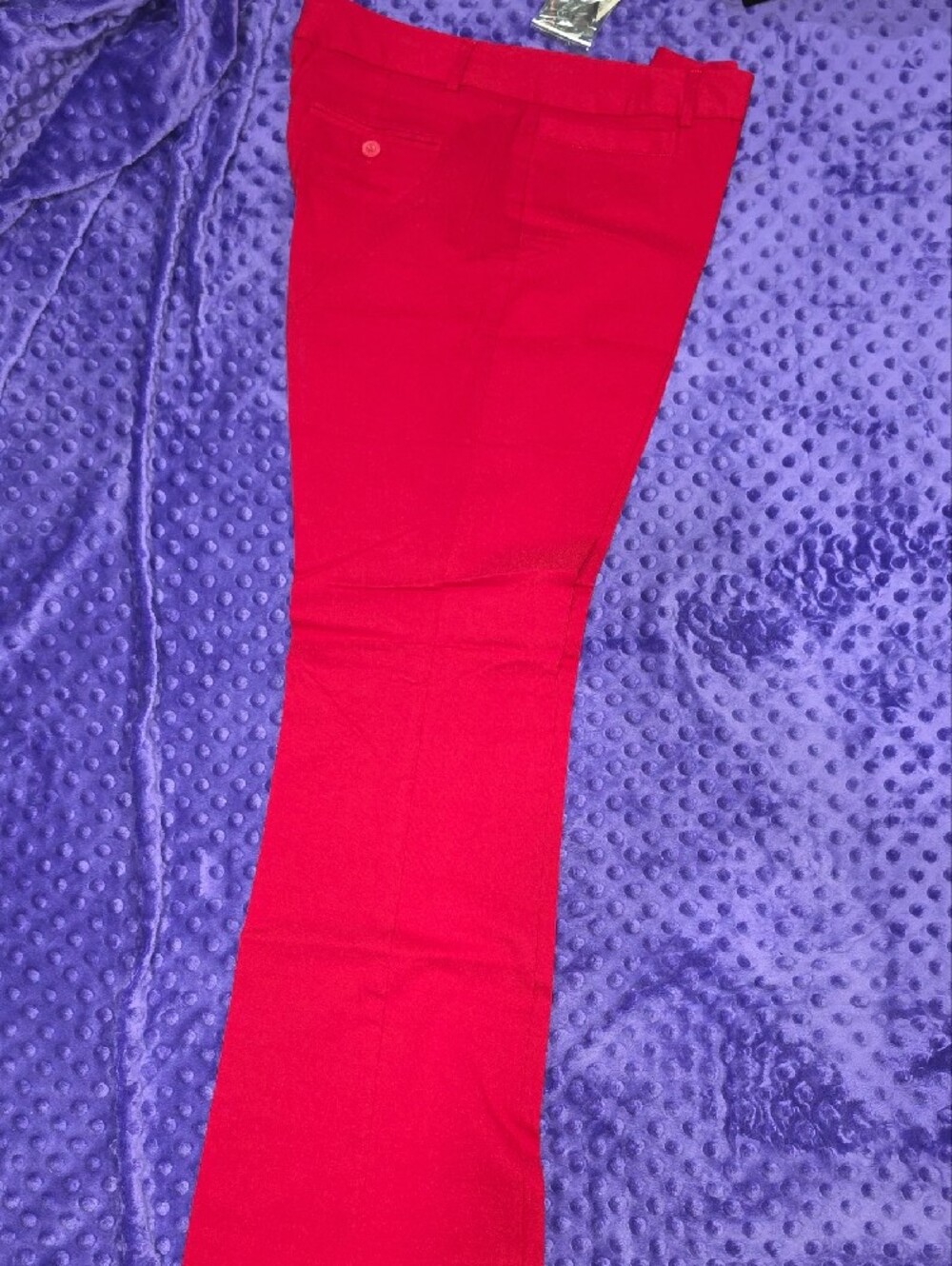 No Boundaries Red Boot Cut Women's Pants - Picture 6 of 6